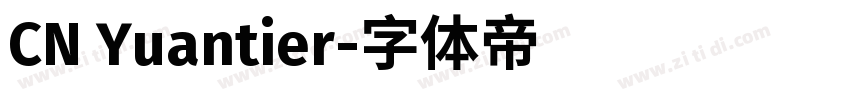 CN Yuantier字体转换